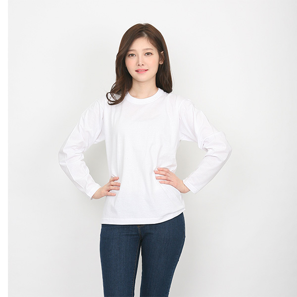 30수라운드 긴팔(쭉티) /단체/인쇄/나염/전사/후로피/칼라/자수/로고